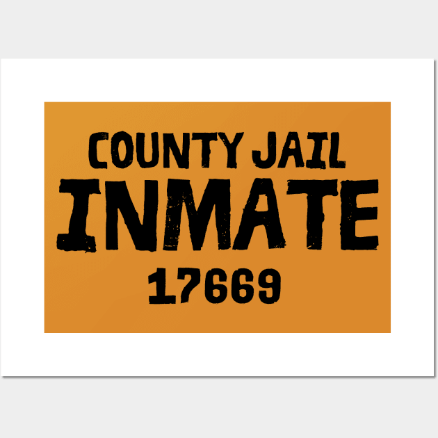 Halloween County Jail Inmate Costume Wall Art by Myartstor 